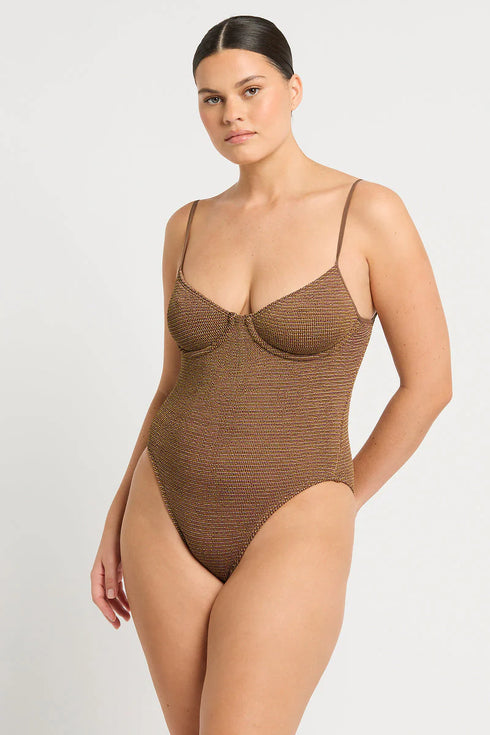 Bond-Eye Lurex Gracie One Piece